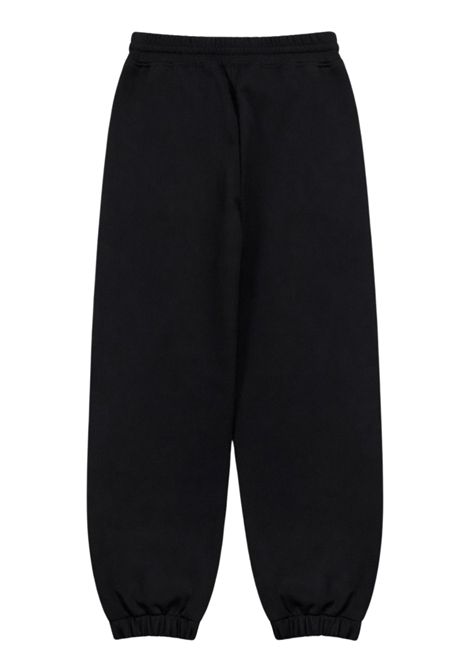 Black cotton trousers for children MARCELO BURLON | BFP032NERO